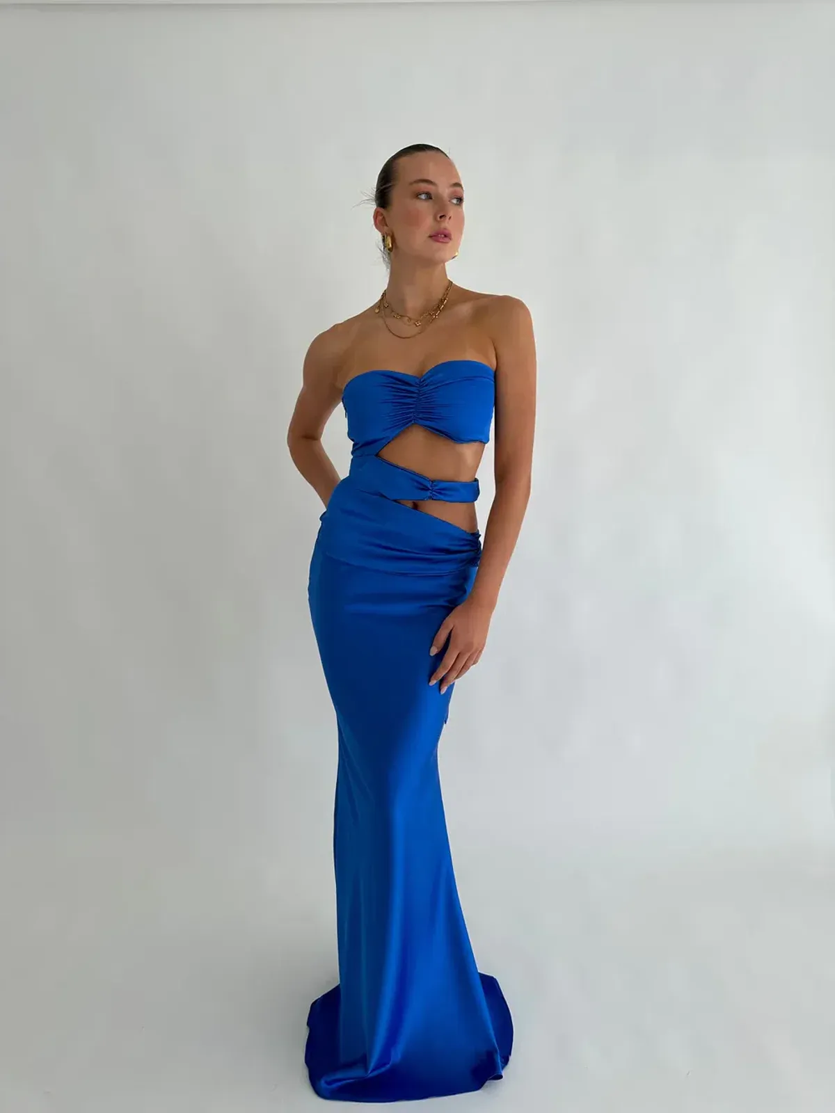 HNTR The Label Sloane Top in Cobalt Blue Size M / AU 10 - Image 1