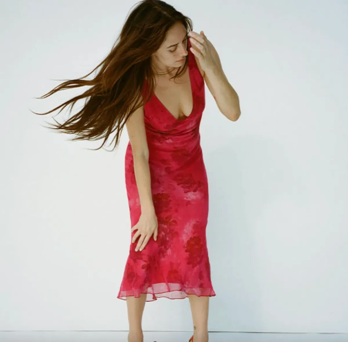 Realisation Par The Marie Midi Dress in Anastasia Rose Size S / AU 8 - Image 4