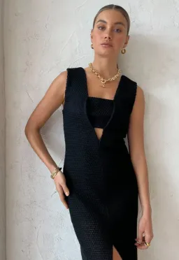 Camilla and Marc Adrien Dress in Black Size 8 for rent on The Volte - image 2