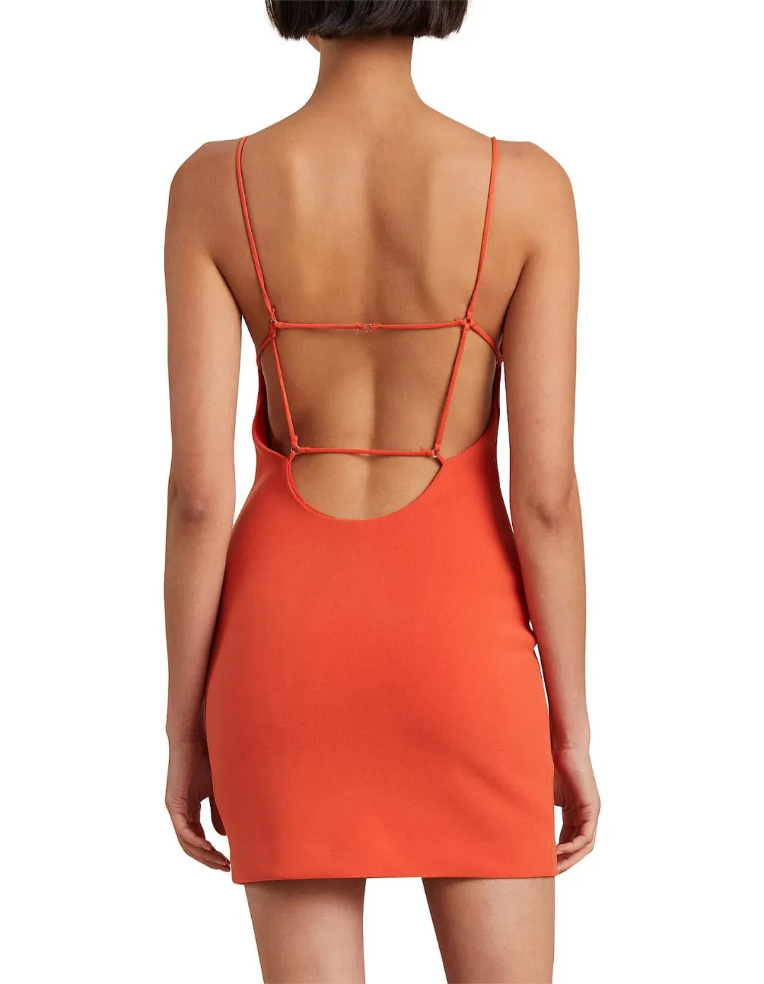 Bec & Bridge Elroy Mini Dress Orange Size 10 for rent on The Volte - main image