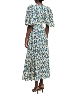 Acler Hamilton Midi Dress Floral for rent on The Volte - image 3