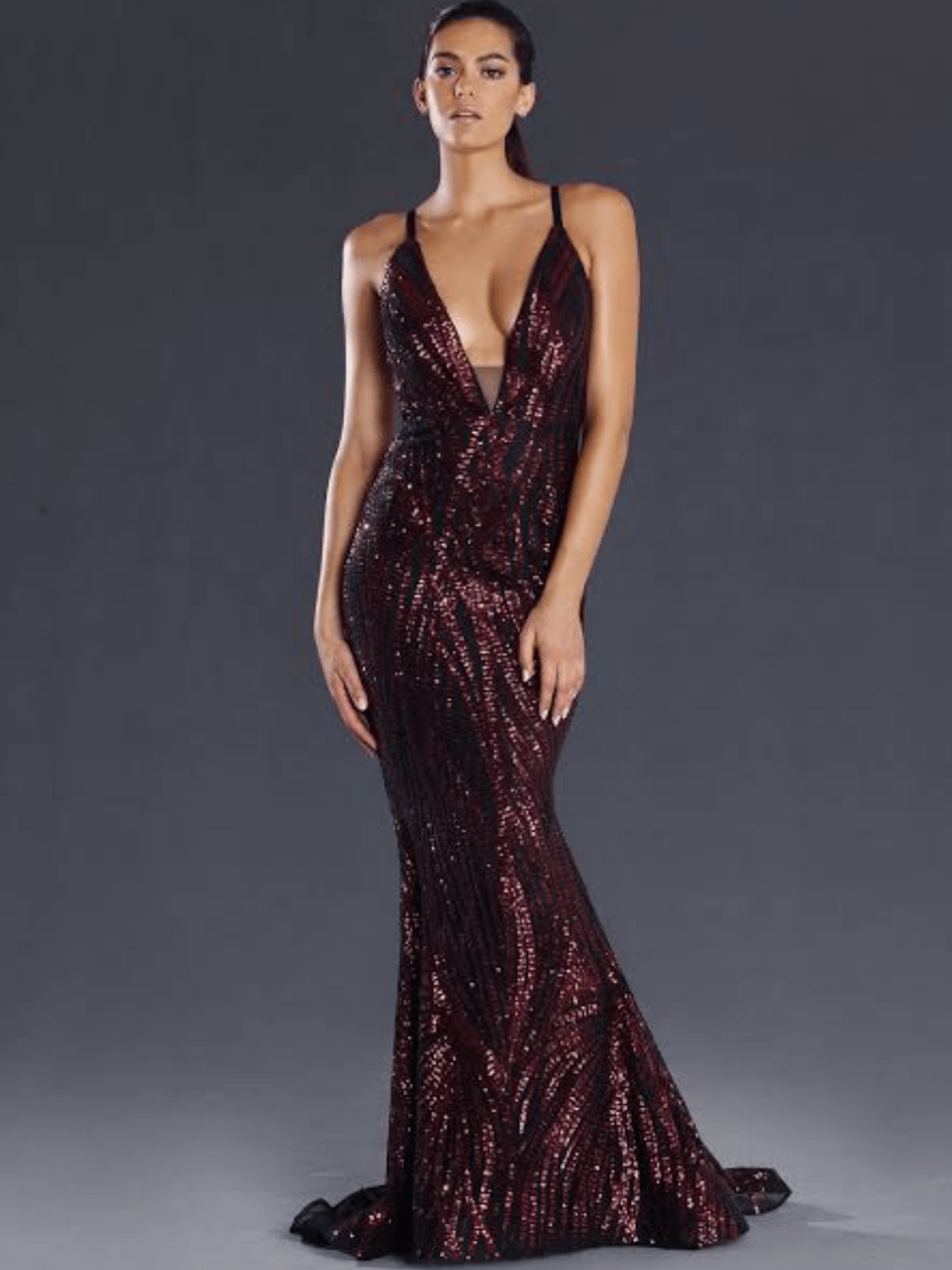 J’adore sequin gown size 10 for rent on The Volte - main image