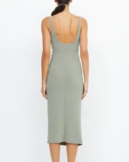 Bec & Bridge Be Mine Square Neck Dress Sage Size 10 for rent on The Volte - image 3