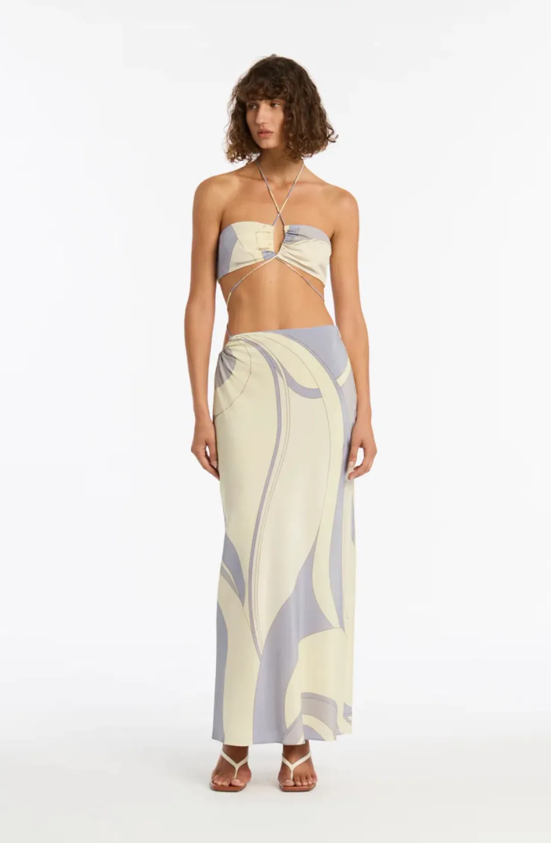 Sir the Label Adrianna Deconstructed Dress Multi Size 6 for rent on The Volte - main image