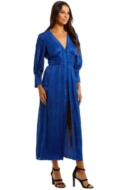 KITX Slinky Dress in Blue Size 10 for rent on The Volte - image 2