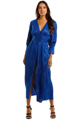 KITX Slinky Dress in Blue Size 10 for rent on The Volte - image 1