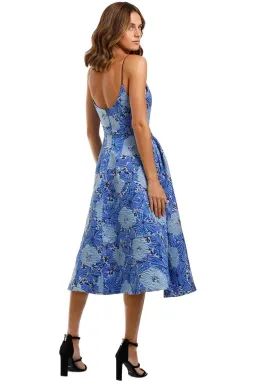 Love Honor Alexia Midi in Cobalt Size 6 for rent on The Volte - image 3