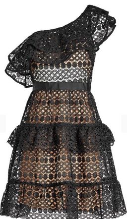 Floral Chain One Shoulder Mini Dress for rent on The Volte - image 6