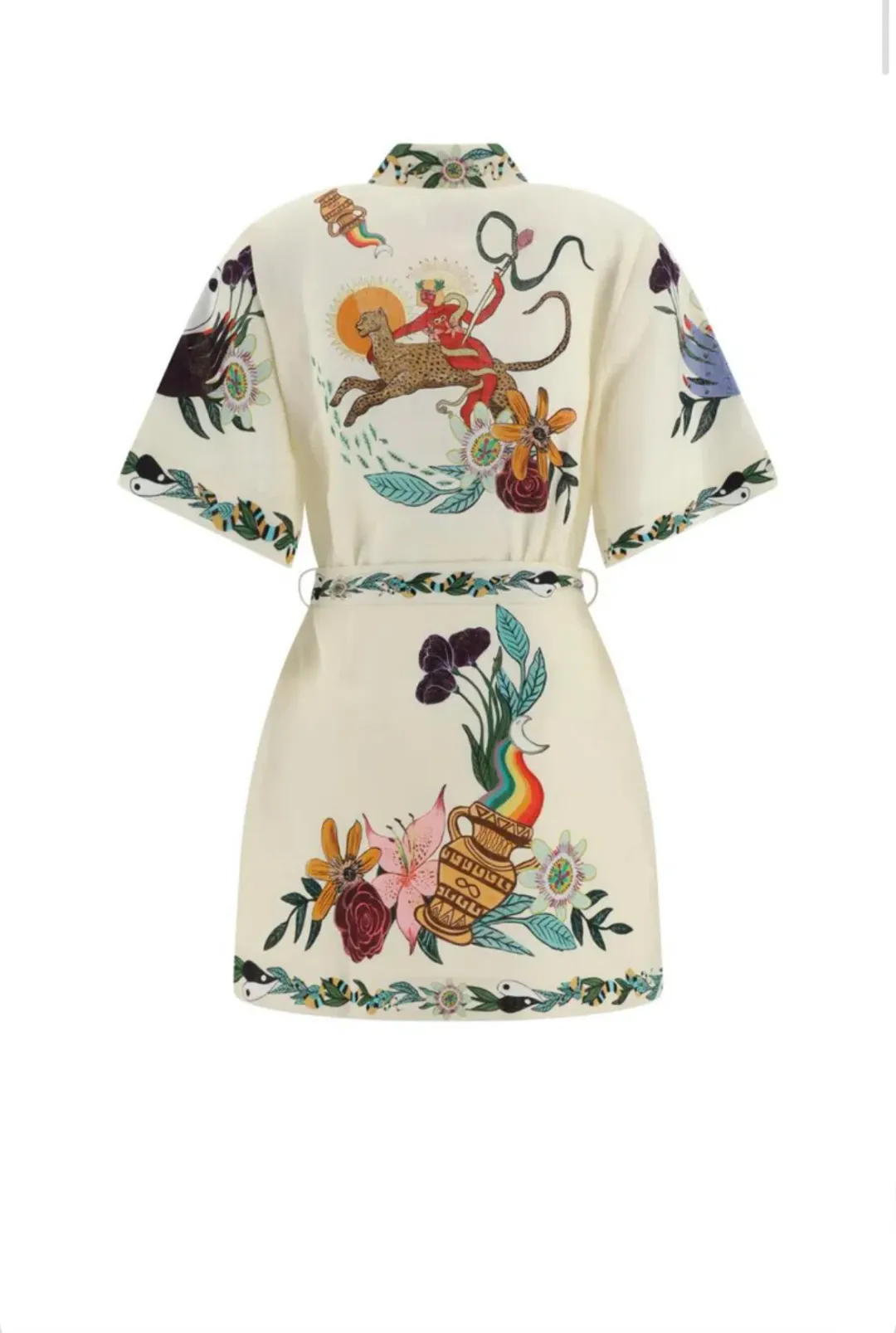 Alemais Megan Mini Dress Print Size 12 for rent on The Volte - main image