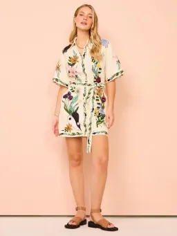 Alemais Megan Mini Dress Print Size 12 for rent on The Volte - image 1