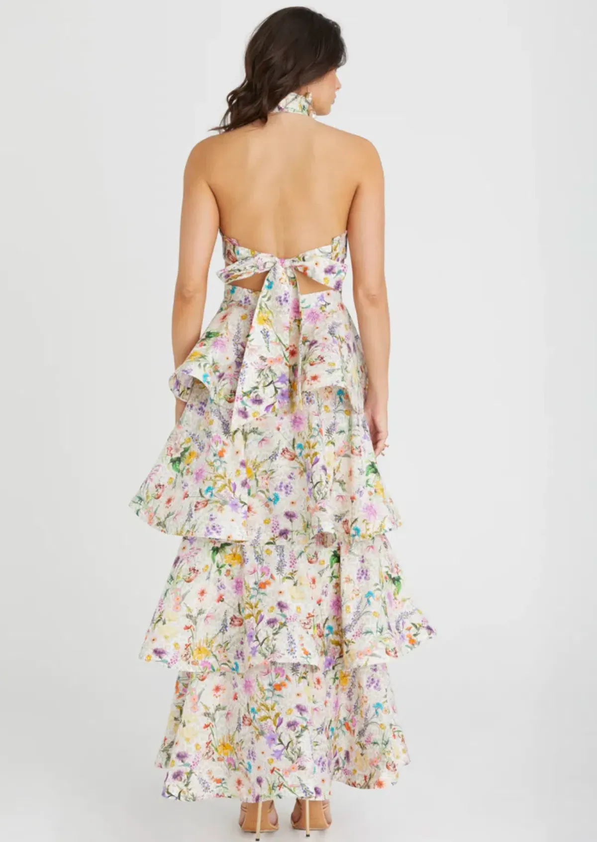 Aqua Blu Heather Dress in Jardine Print Size 12 - Image 2