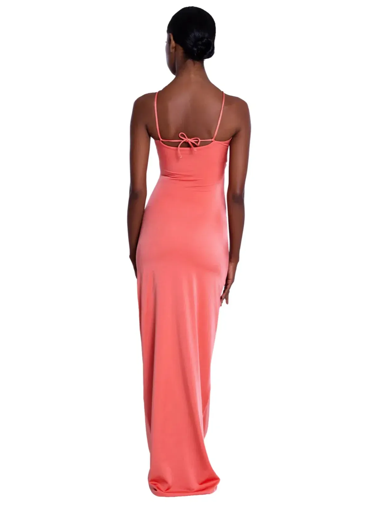 Maygel Coronel Veranera Midi Dress Coral One Size - Image 2