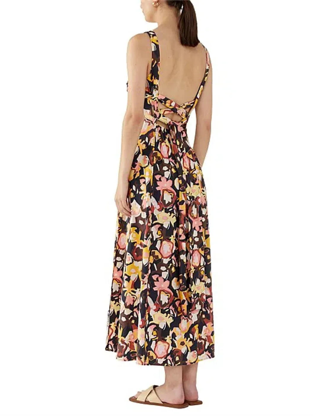 Camilla & Marc Delfino Long Split Skirt Dress Size 14 for rent on The Volte - main image