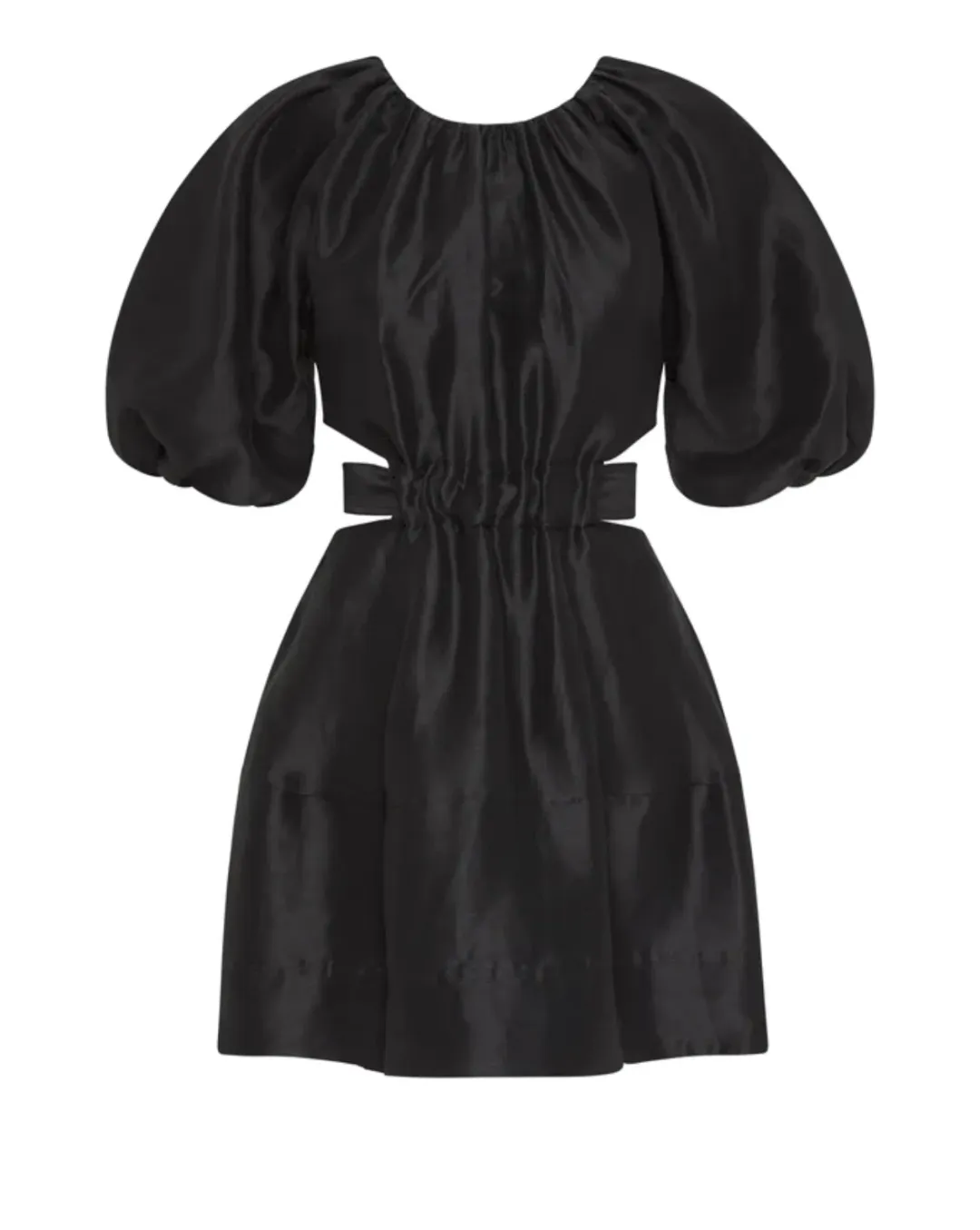 AJE Mimosa Cut Out Mini Dress Black Size 10 for rent on The Volte - main image