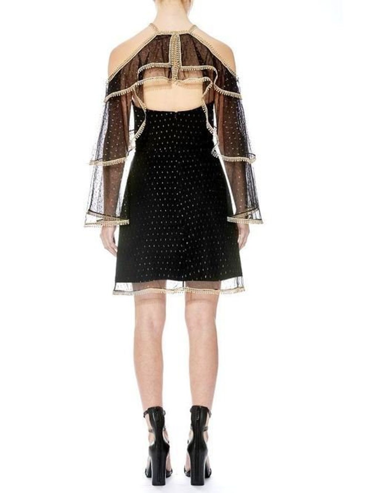 Thurley Moondance Mini Dress Black Size 8 - Image 2