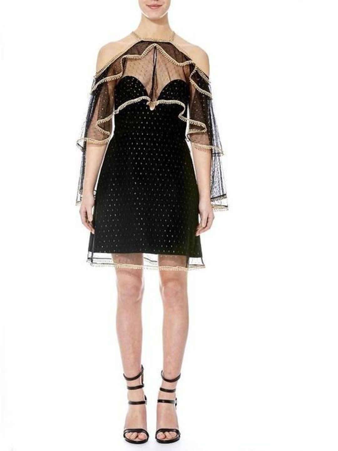 Thurley Moondance Mini Dress Black Size 8 for rent on The Volte - main image