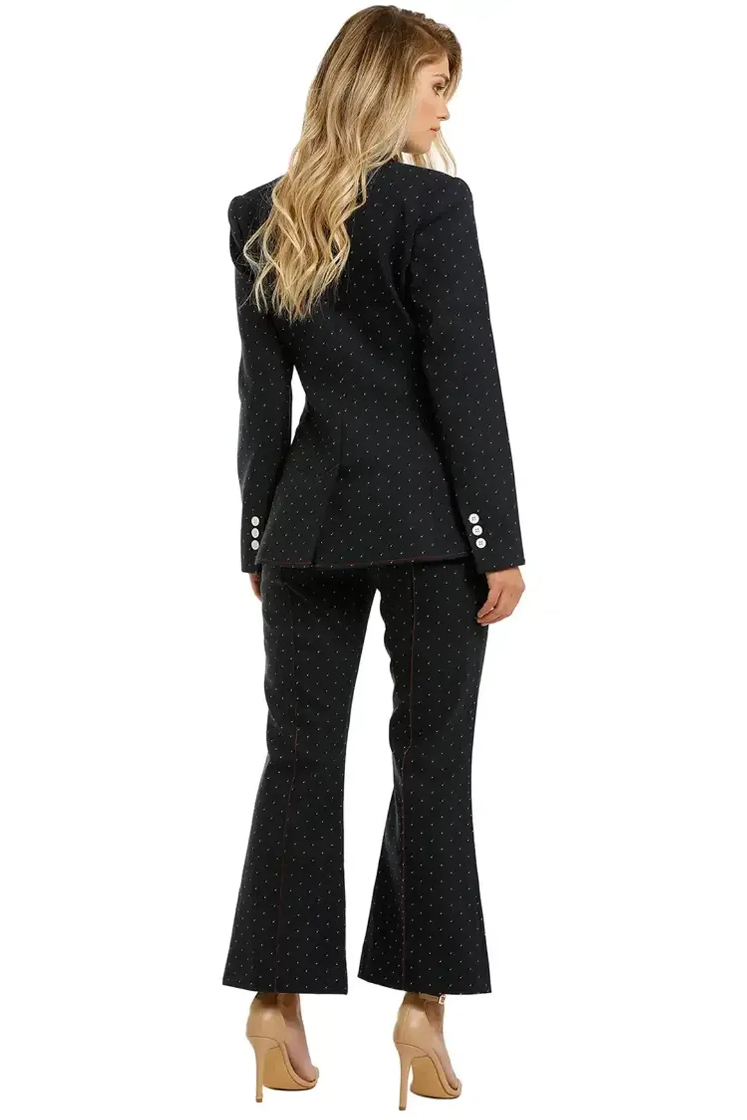 Lover Jagger Tailored Jacket and Pant Set in Navy Size 12 for rent on The Volte - main image