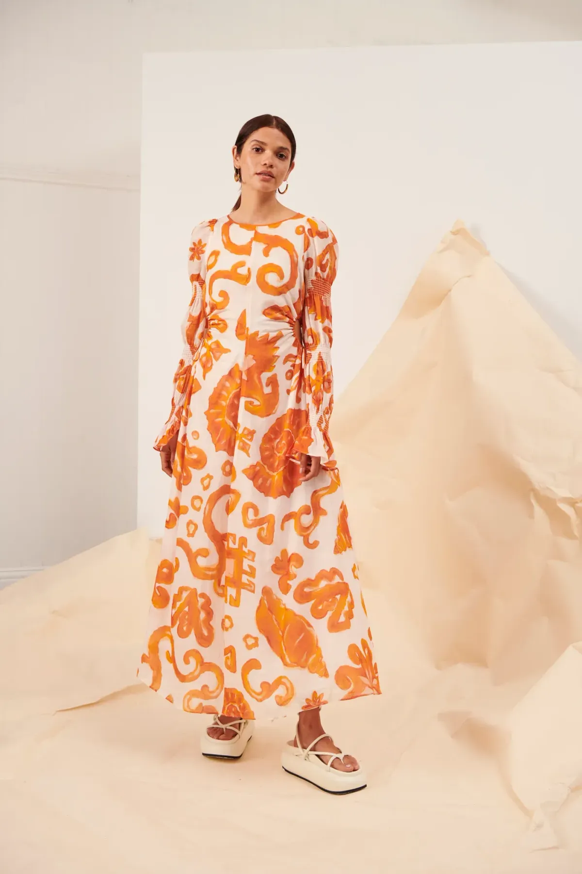 Kate Ford Elise Cut Out Gown in Artemis Size 2 / AU 10 for rent on The Volte - main image