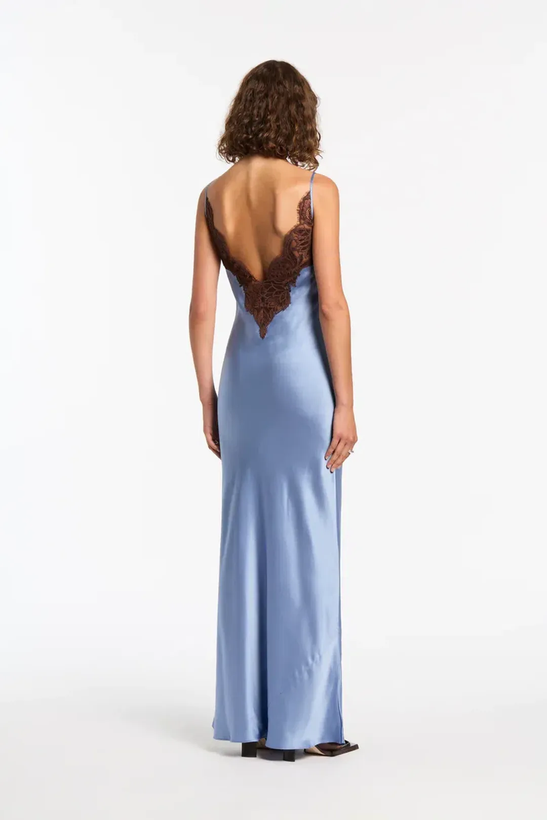 Sir The Label Danseurs Lace Slip Dress Bleue Size 4 / AU 14 for rent on The Volte - main image