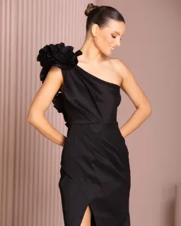 Azzurielle Aimi Gown Black Size AU 12 for rent on The Volte - image 3