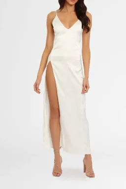 Lexi Akasa Dress in White Size AU 6 for rent on The Volte - image 1