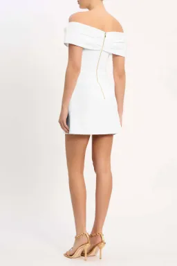 Rebecca Vallance Cora Mini Dress White Size 4 for rent on The Volte - image 4