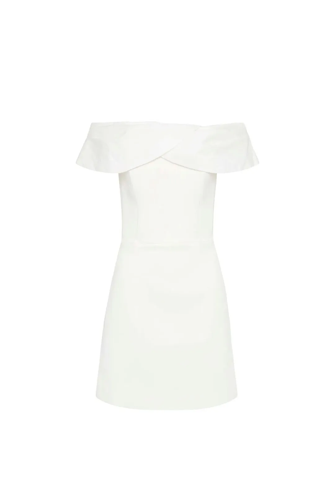 Rebecca Vallance Cora Mini Dress White Size 4 for rent on The Volte - main image
