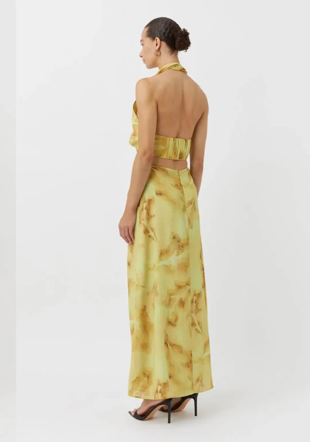 Camilla & Marc Koa Cocoon Maxi Dress Yellow Size 6 for rent on The Volte - main image