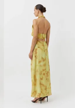 Camilla & Marc Koa Cocoon Maxi Dress Yellow Size 6 for rent on The Volte - image 2