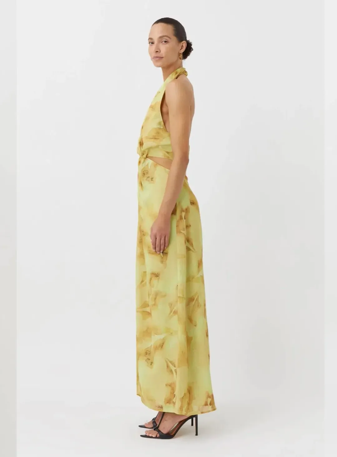 Camilla & Marc Koa Cocoon Maxi Dress Yellow Size 6 for rent on The Volte - main image