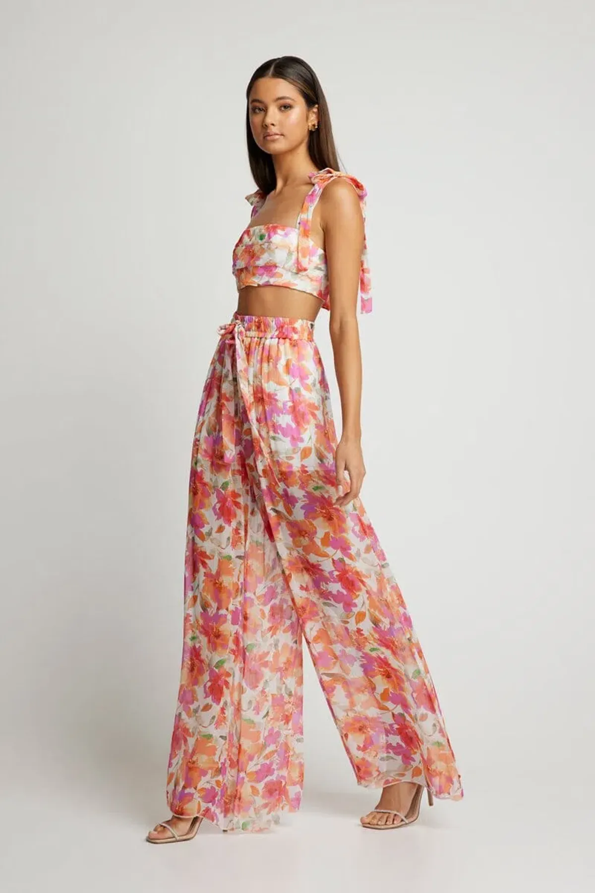 Sofia the Label Saskia Pant and Bralette Floral Print Size 8 - Image 2