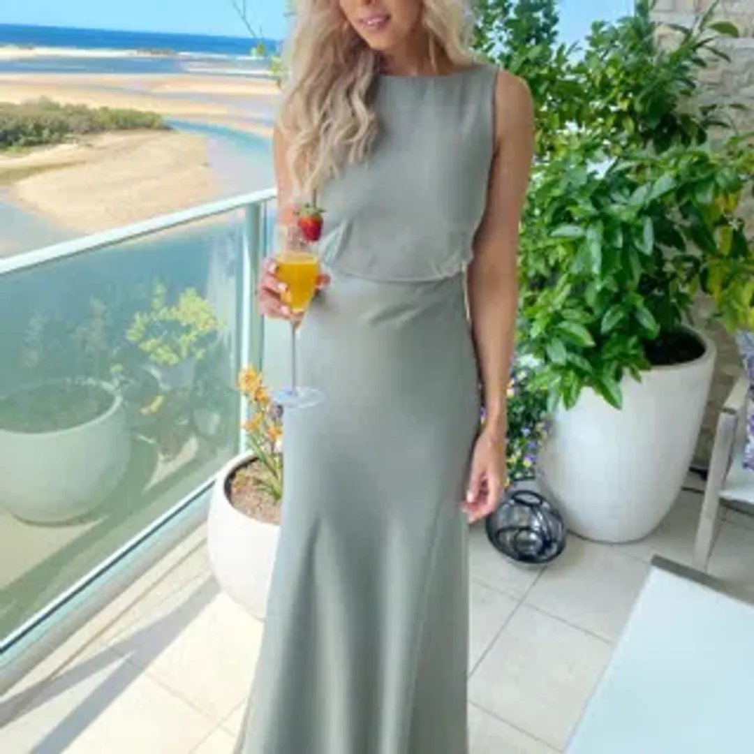 Anthropologie Green Dress Size 8 for rent on The Volte - main image