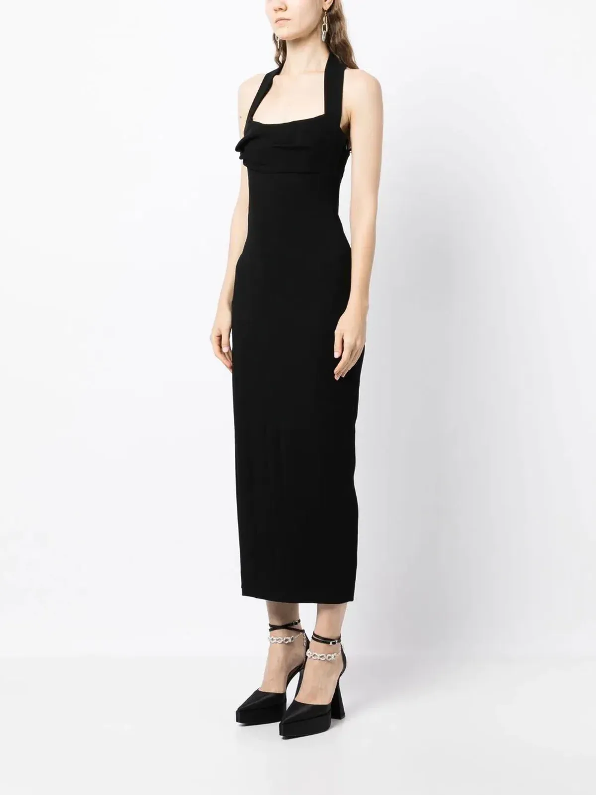 Rachel Gilbert Blaine Midi Dress Black Size 1 / AU 8 - Image 2