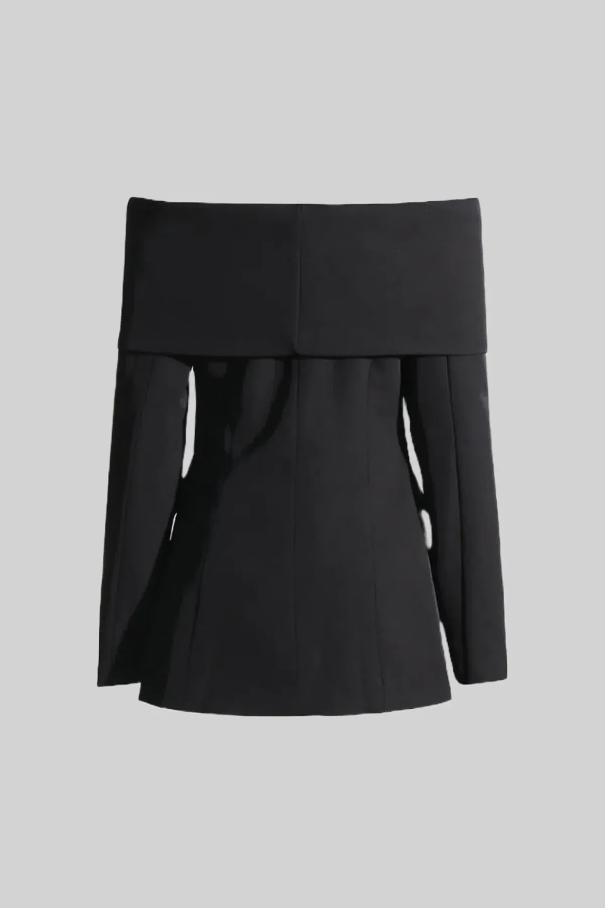 Sierra Darien Cut Out Shoulder Jacket and High Waist Loose Pants Set Black Size M / AU 10 - Image 6