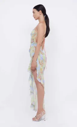 Bec & Bridge Zephy Asym Dress in Blue Blossom Size 12 for rent on The Volte - image 4