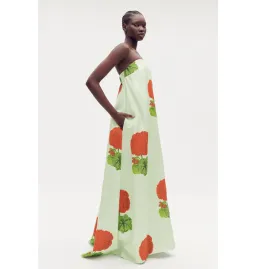 Oroton Posie Geranium Print Gown Sea Spray Size AU 12 for rent on The Volte - image 2