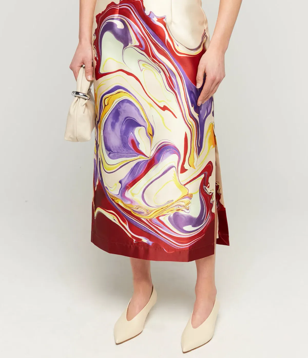 Alemais Luca Corset Midi Dress Multi Colour Size 12 - Image 1