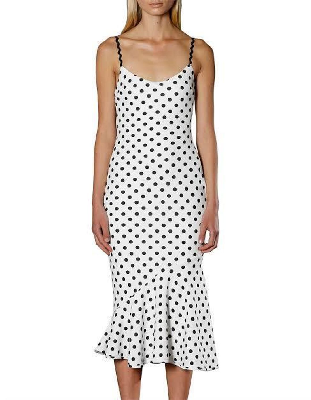 By Johnny Polka Bias Slip Dress Size 12 for rent on The Volte - main image