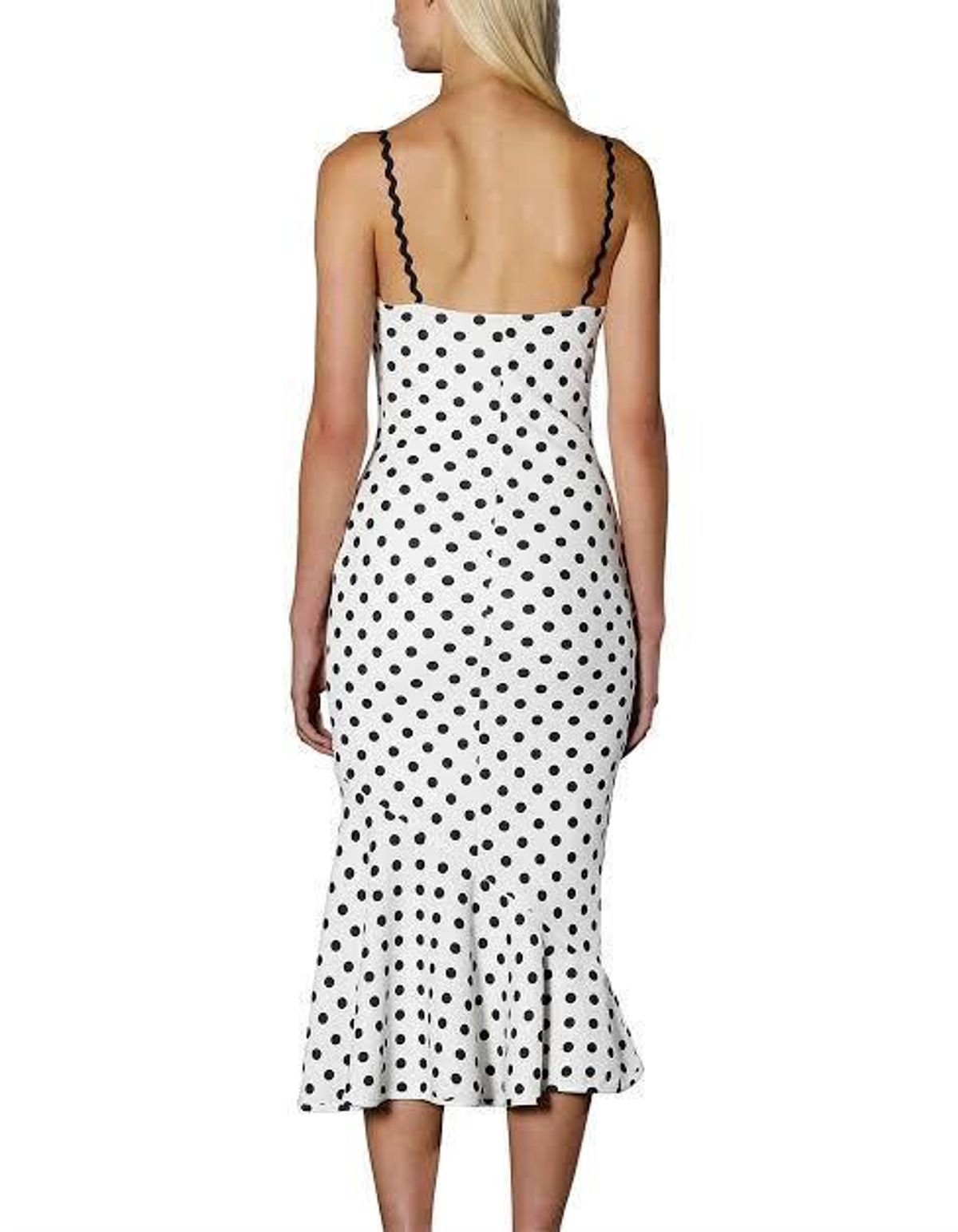By Johnny Polka Bias Slip Dress Size 12 - Image 3