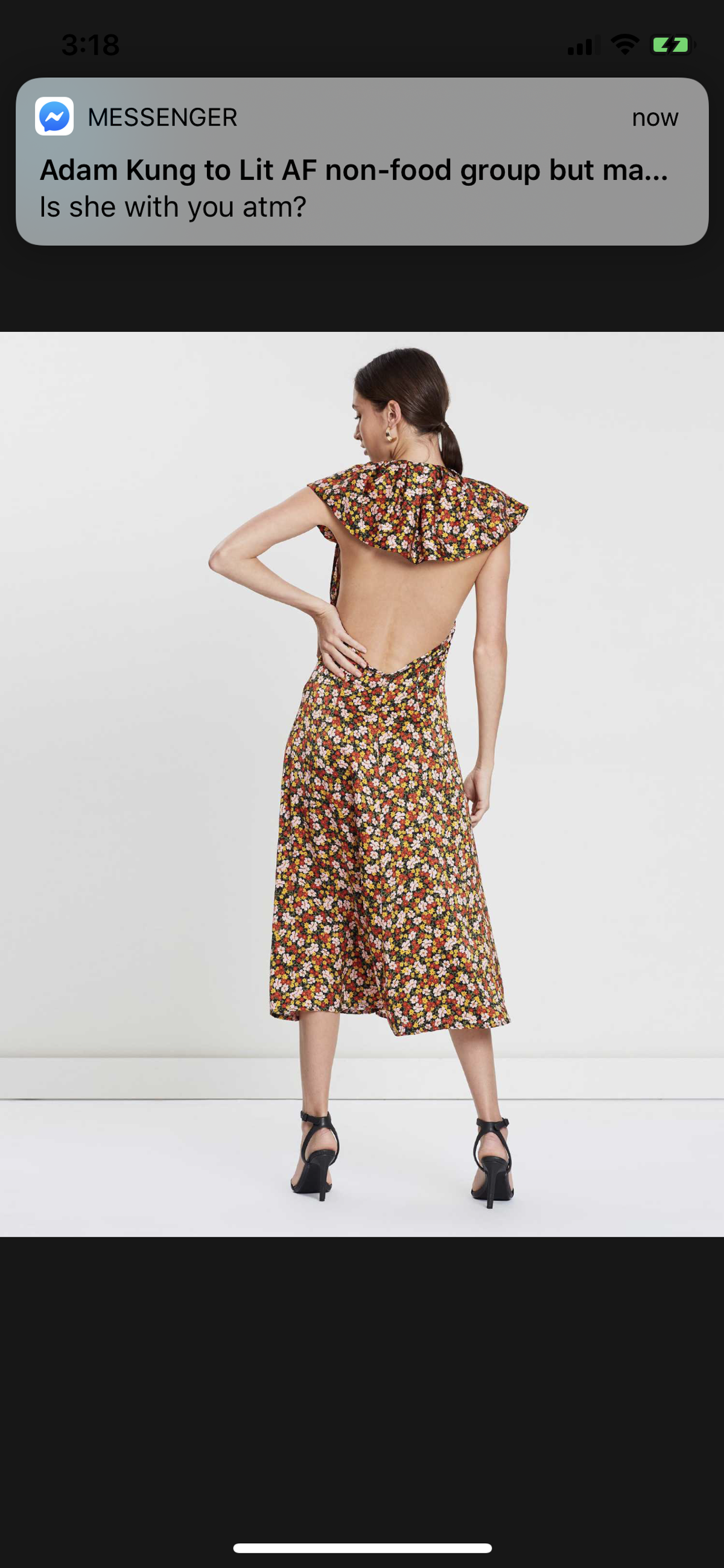 Bec & Bridge New Romantics Midi Dress Size 12 - Image 3