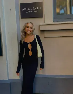 Sir The Label Petit Palace Maxi Black Size 8 for rent on The Volte - image 2