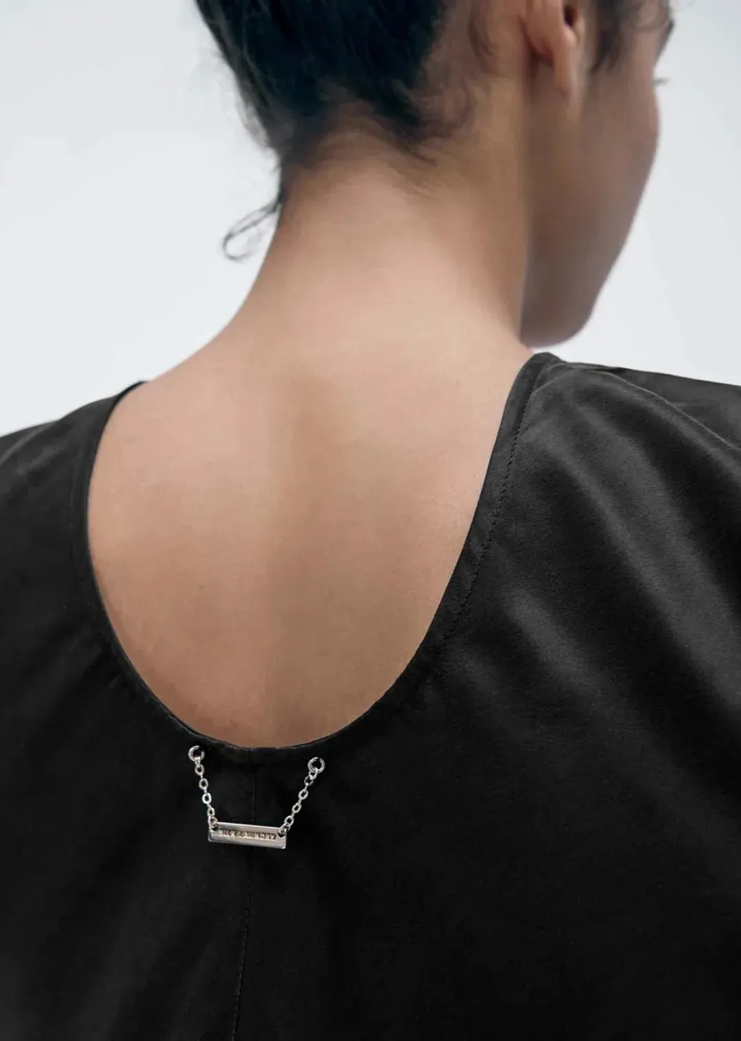 Silk Laundry Bias Dress Black Size 8 for rent on The Volte - main image