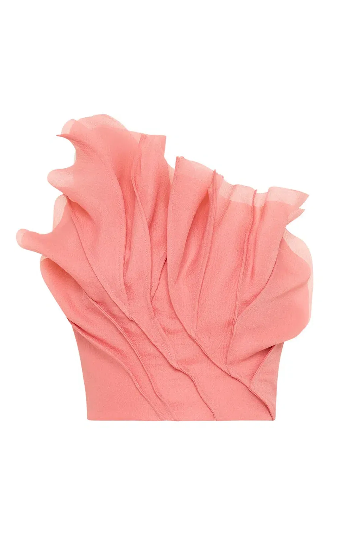 Aje Flame Crop Top and Mary Column Maxi Skirt Guava Pink Size 6 - Image 5