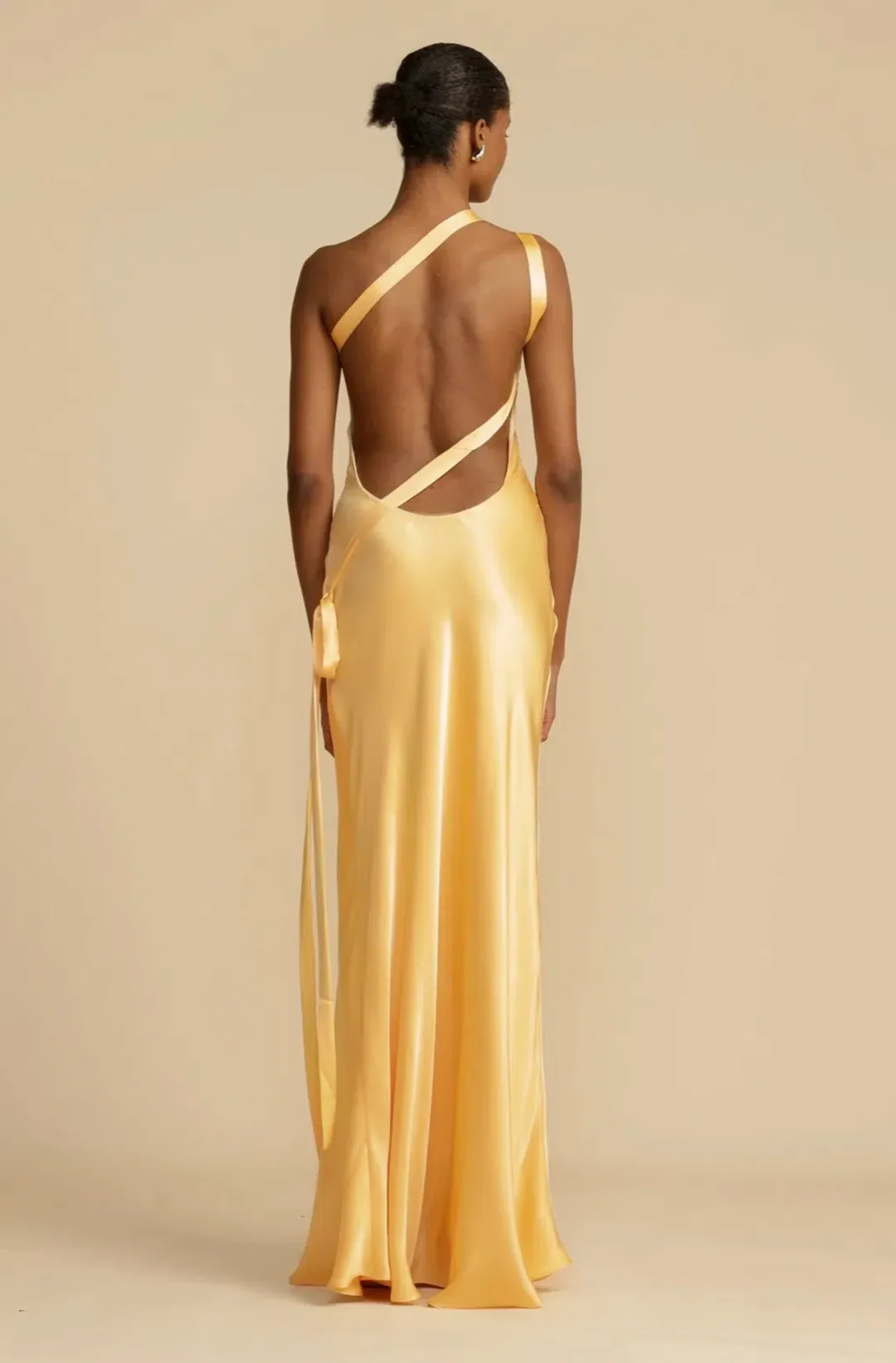 Arcina Ori Monique Dress in Yellow Small/Au 8 for rent on The Volte - main image