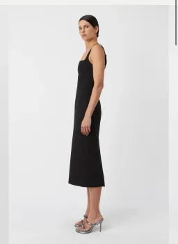 Camilla And Marc Ilona Midi Dress Black Size 12 for rent on The Volte - image 3