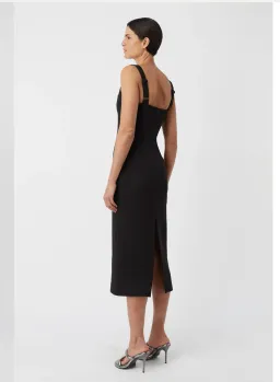 Camilla And Marc Ilona Midi Dress Black Size 12 for rent on The Volte - image 2
