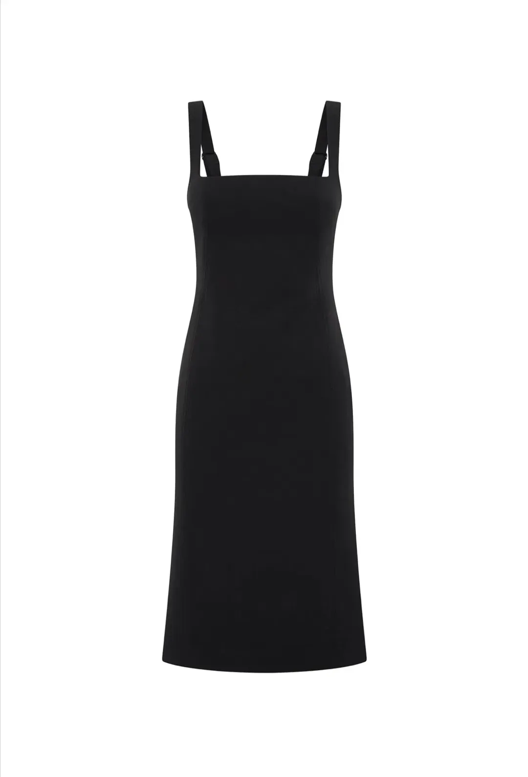 Camilla And Marc Ilona Midi Dress Black Size 12 for rent on The Volte - main image