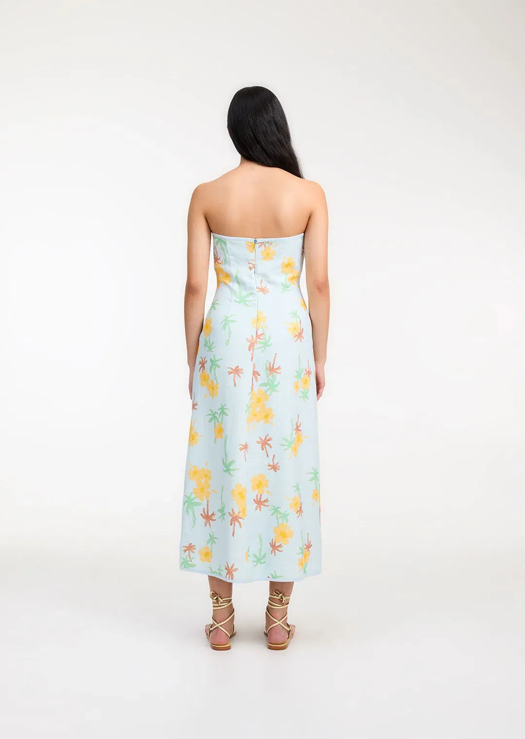 Roame Amulet Dress in Positano Size 8 for rent on The Volte - main image