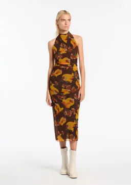 Sir The Label Jacques Mesh Halter Midi Dress Size 1/Au 8 for rent on The Volte - image 8