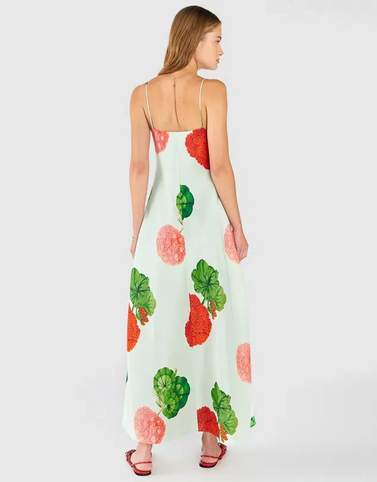 Oroton Posie Garden Print Slip Dress Floral Size 12 - Image 3